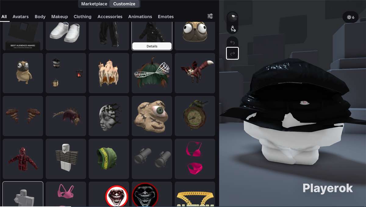 продажа аккаунта к игре Roblox