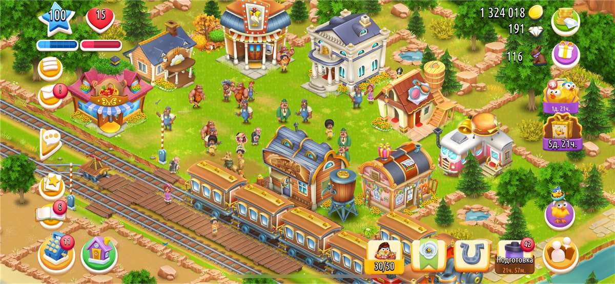 продажа аккаунта к игре Hay Day