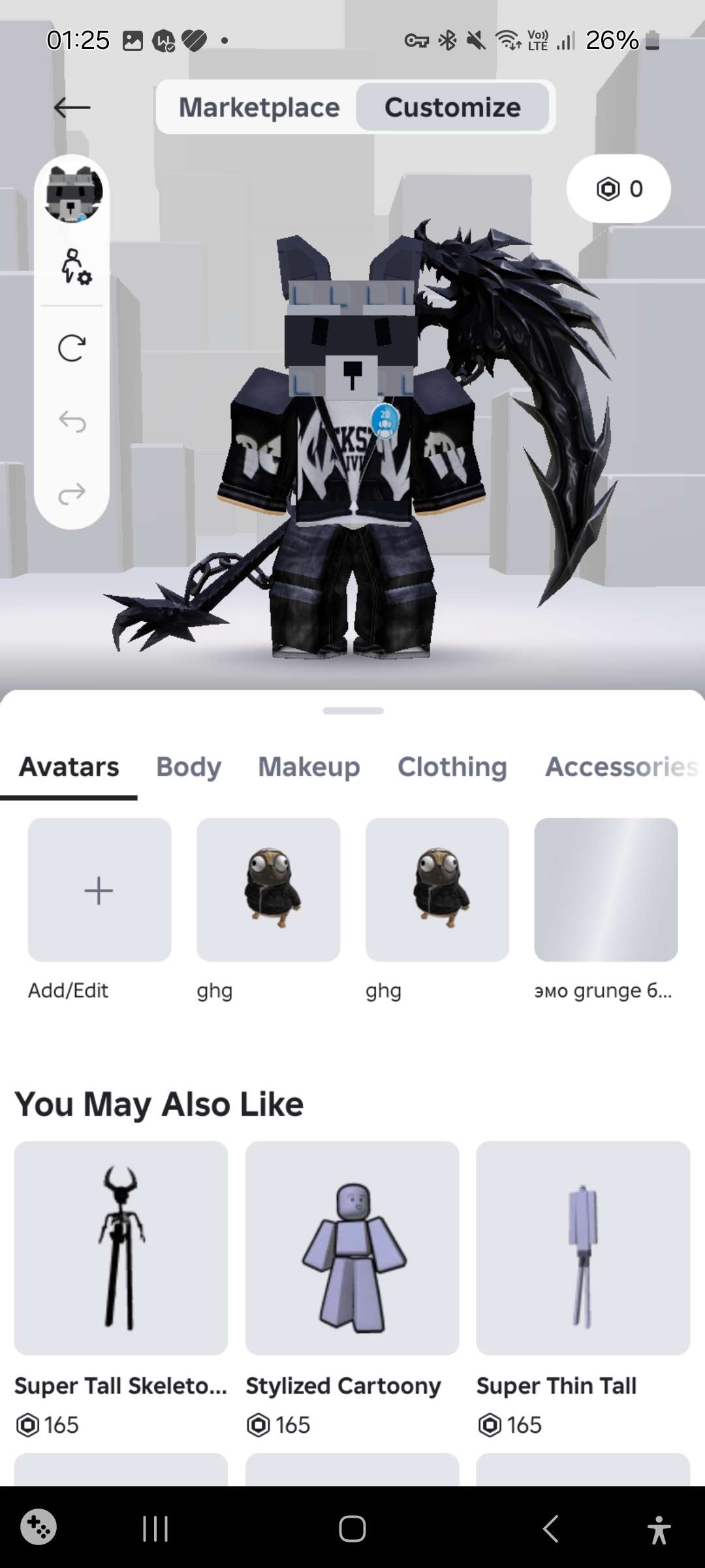 продажа аккаунта к игре Roblox
