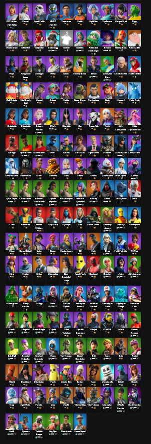 продажа аккаунта к игре Fortnite