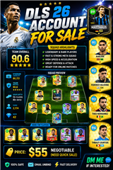 купить аккаунт Dream League Soccer
