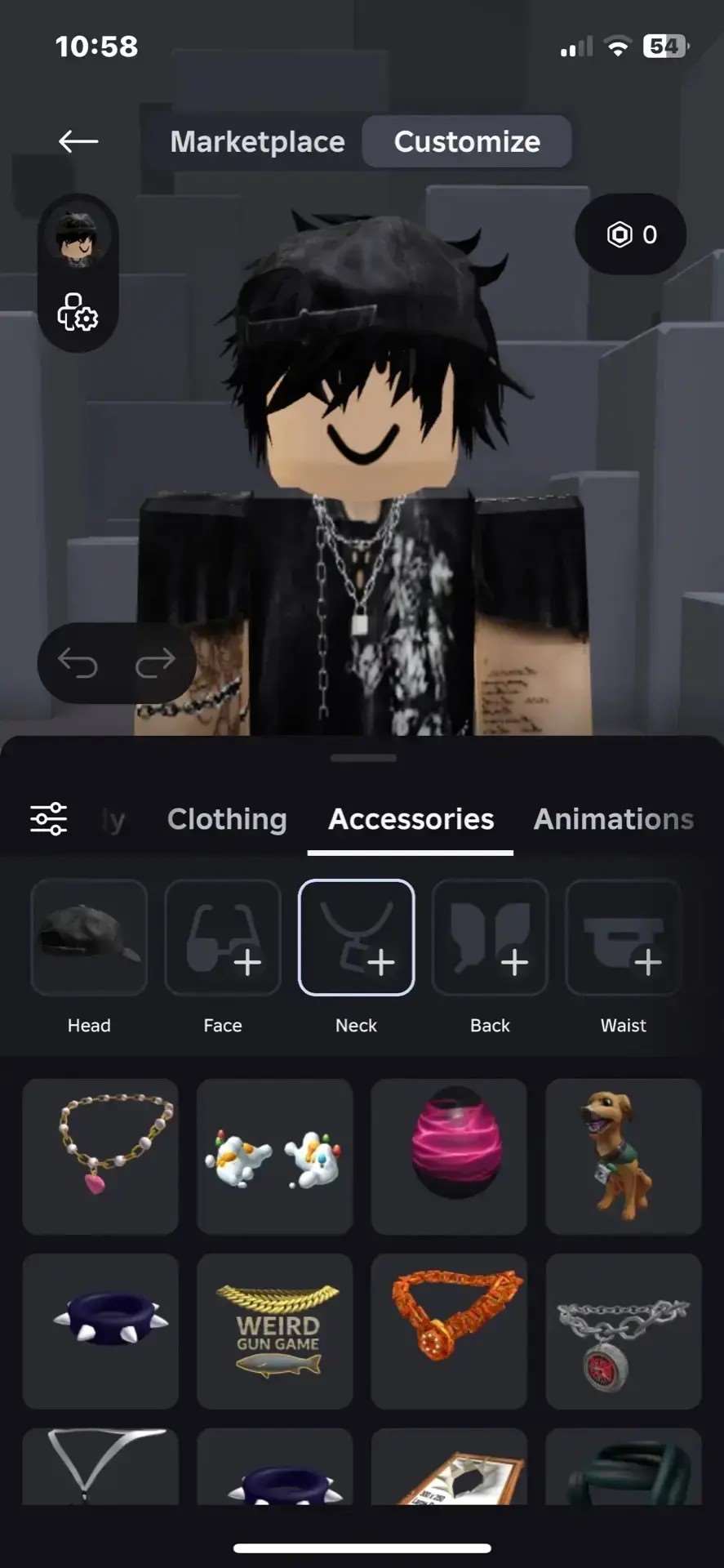 продажа аккаунта к игре Roblox