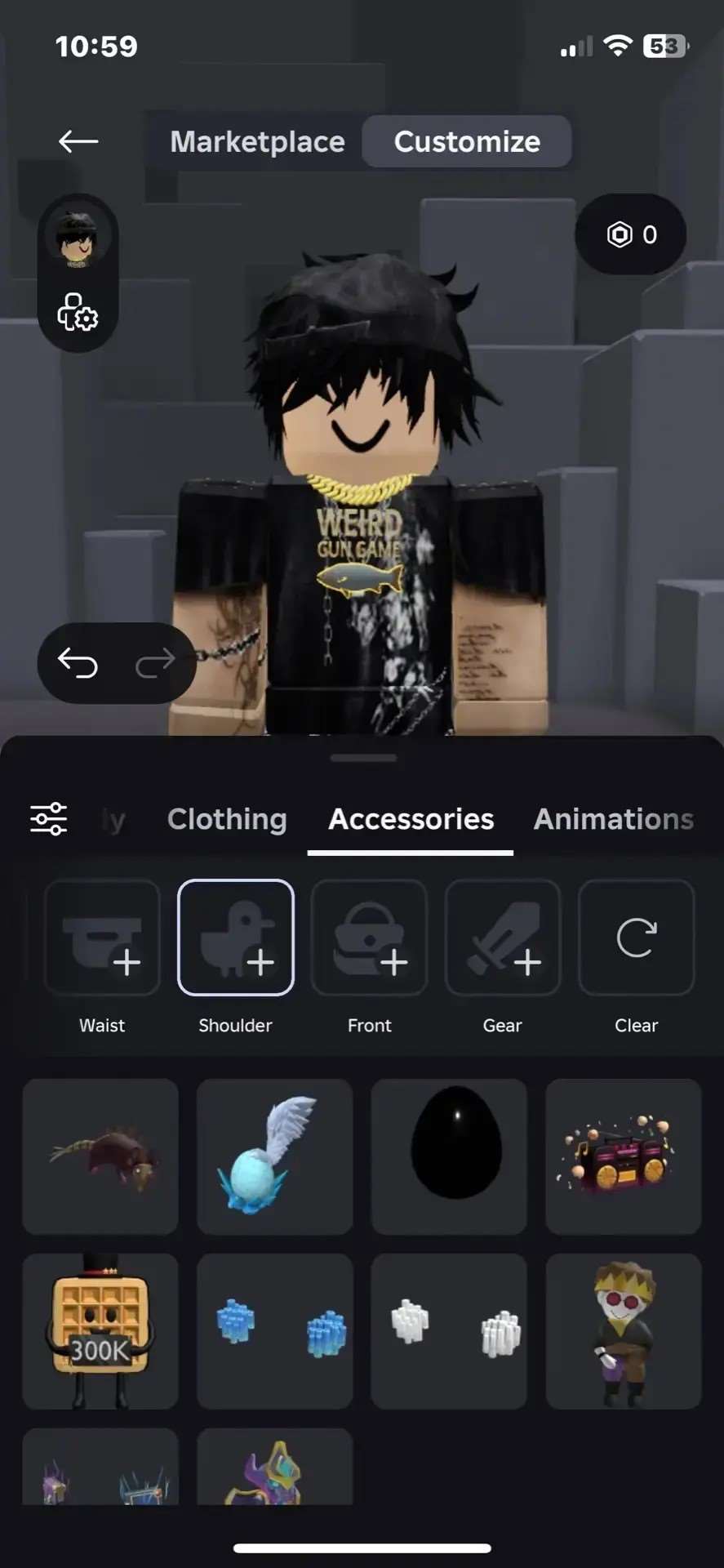 продажа аккаунта к игре Roblox