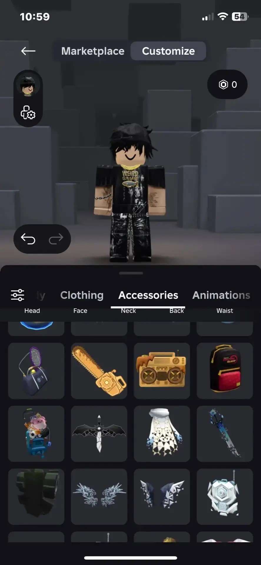 продажа аккаунта к игре Roblox