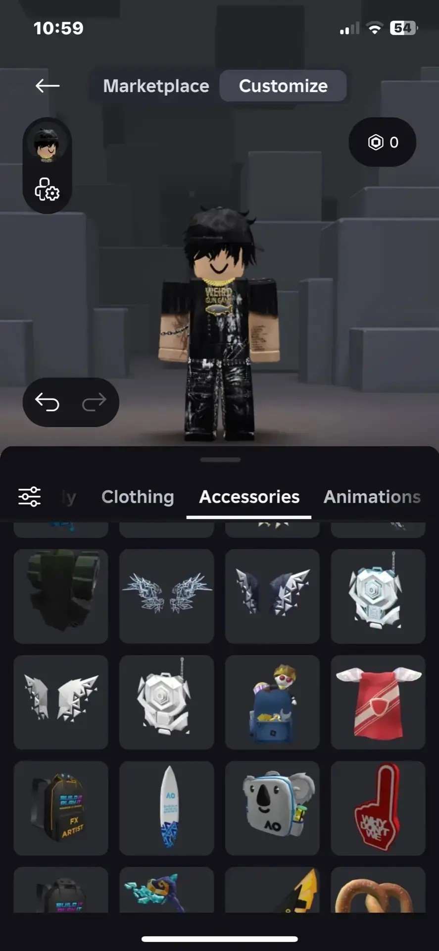 продажа аккаунта к игре Roblox