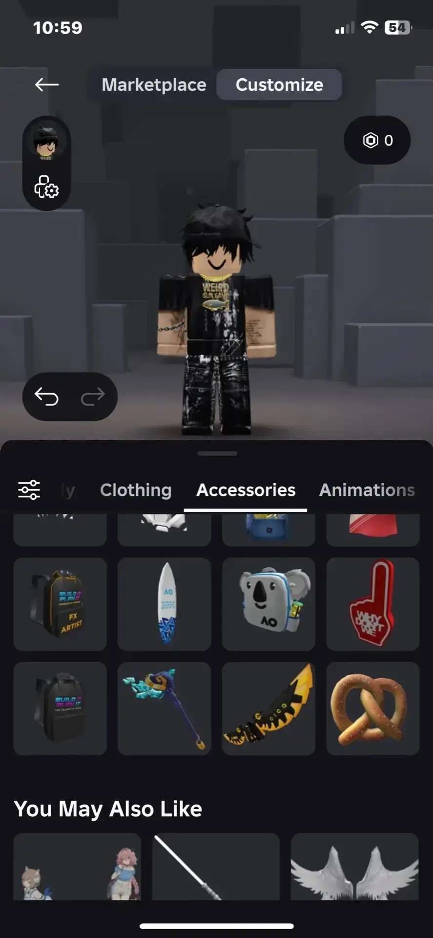 продажа аккаунта к игре Roblox