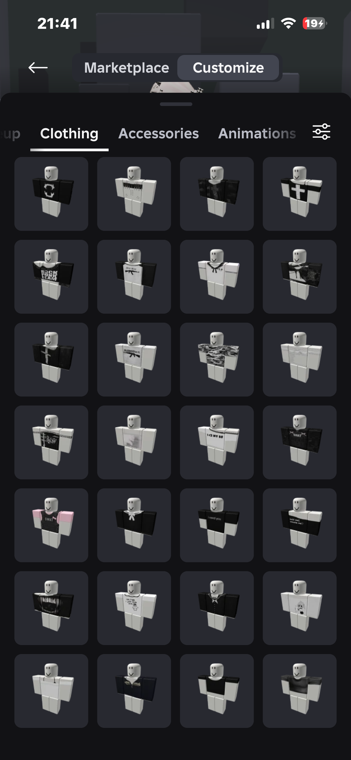 продажа аккаунта к игре Roblox