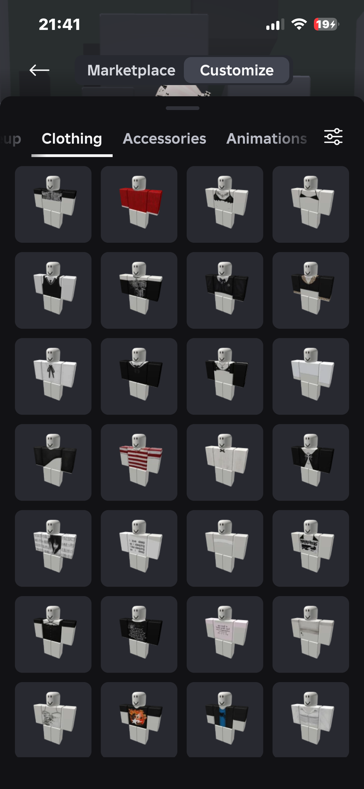 продажа аккаунта к игре Roblox
