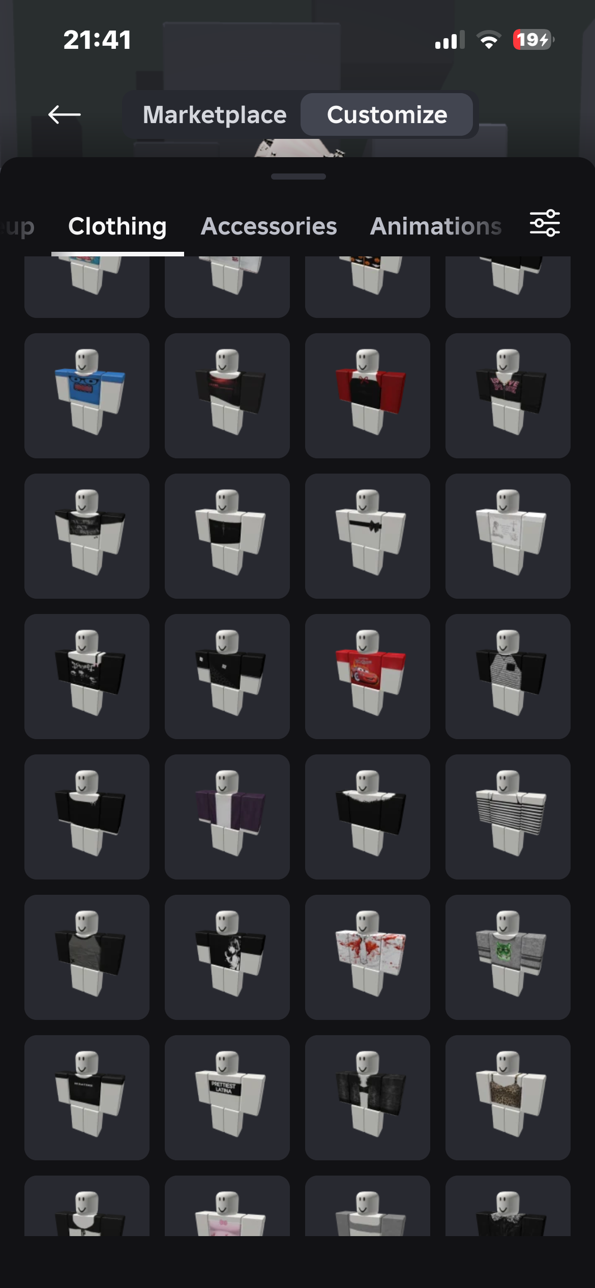 продажа аккаунта к игре Roblox