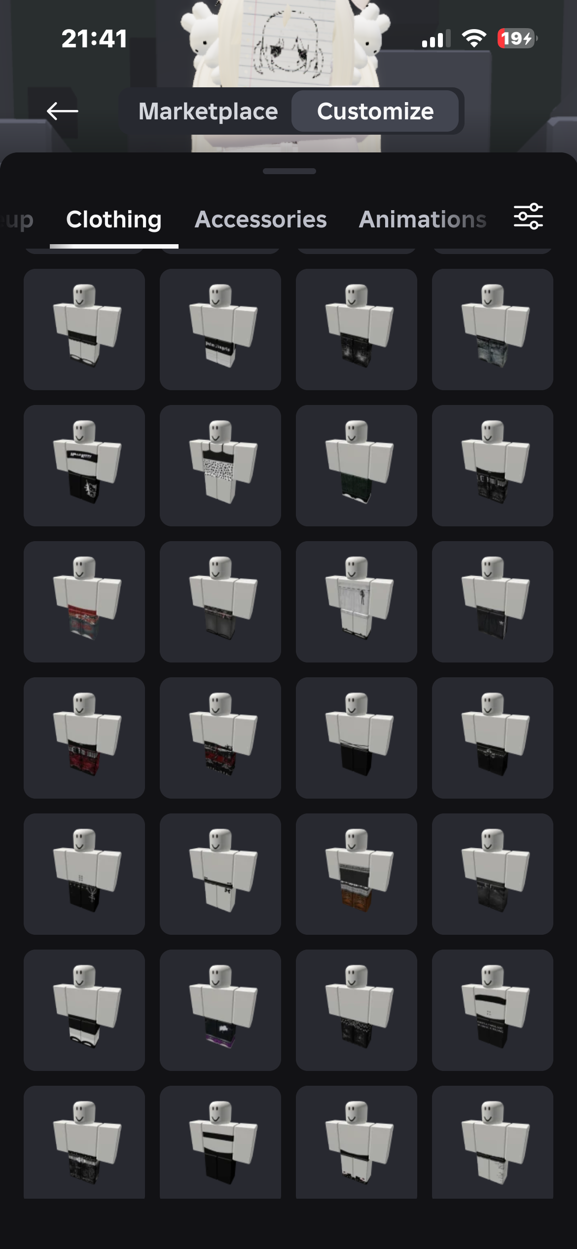 продажа аккаунта к игре Roblox