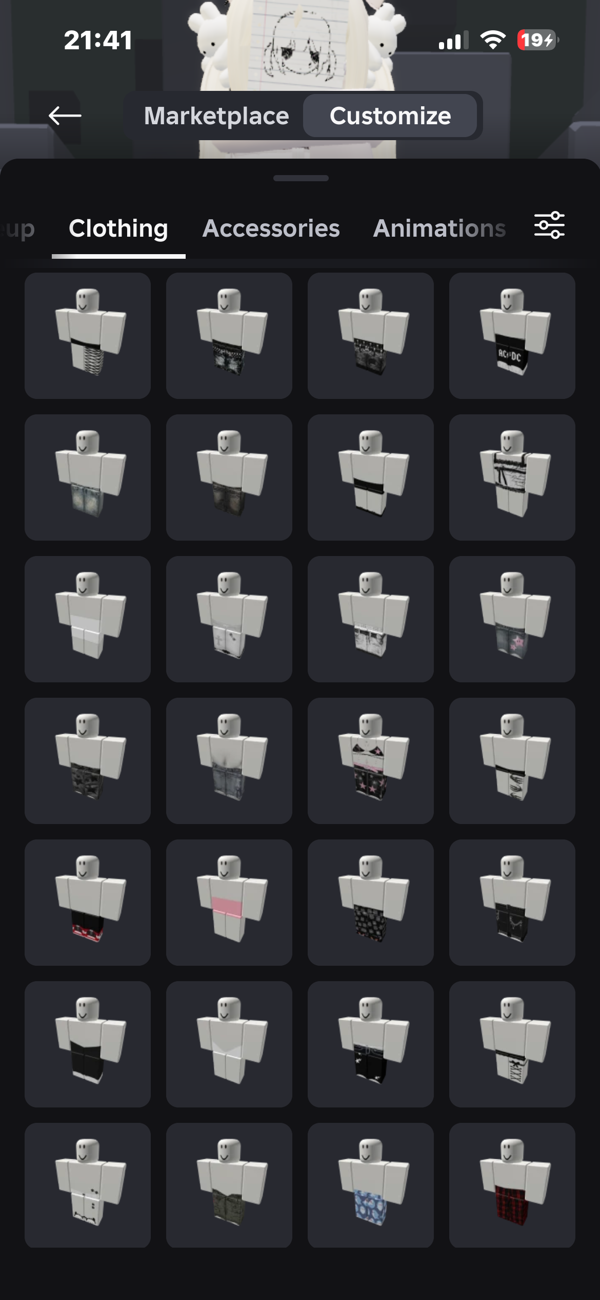 продажа аккаунта к игре Roblox