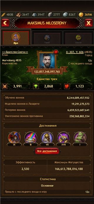 купить аккаунт Vikings war of clans