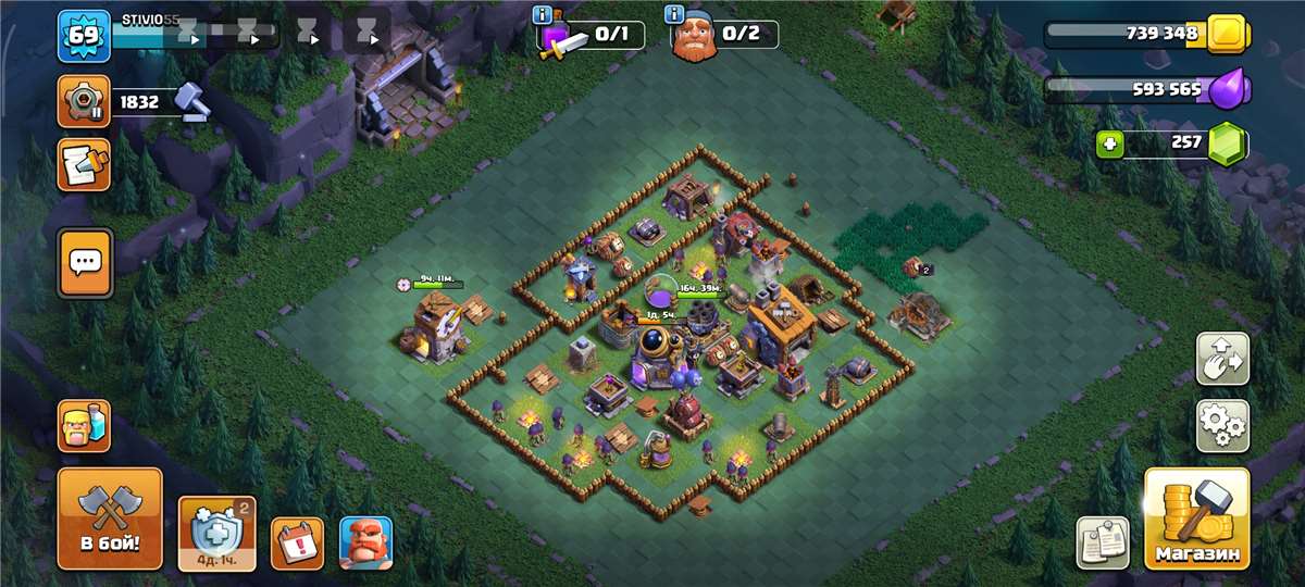 продажа аккаунта к игре Clash of Clans