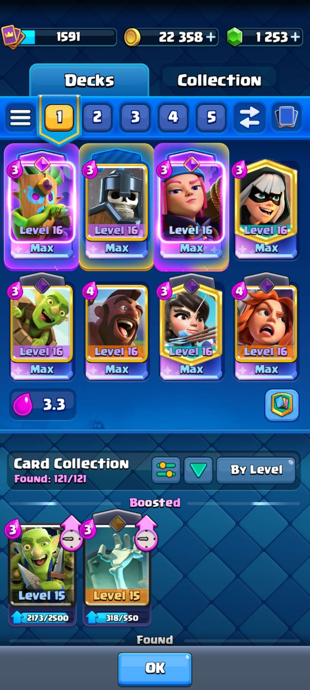продажа аккаунта к игре Clash Royale