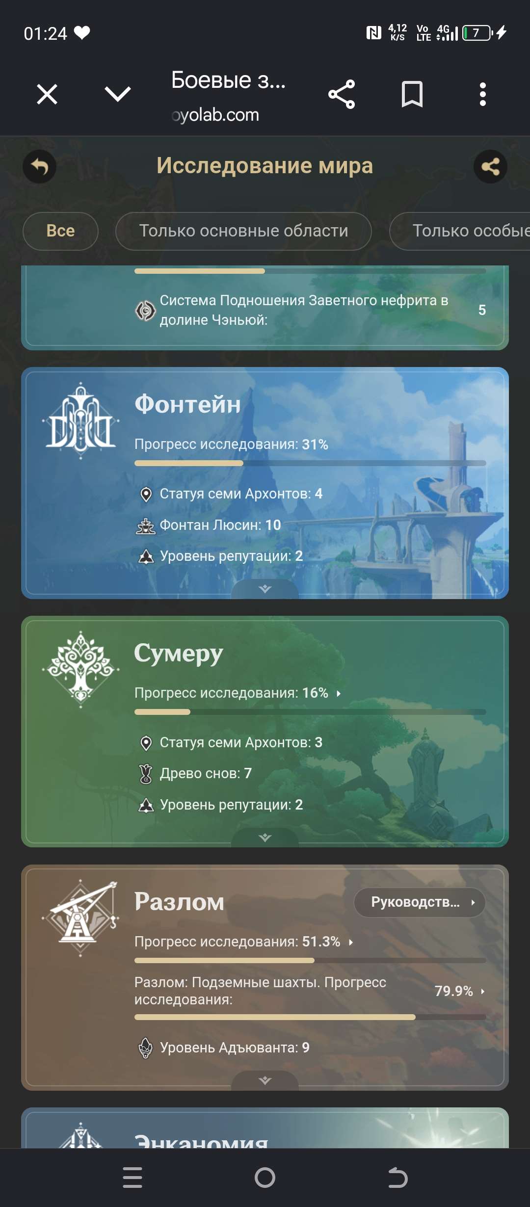 продажа аккаунта к игре Genshin Impact