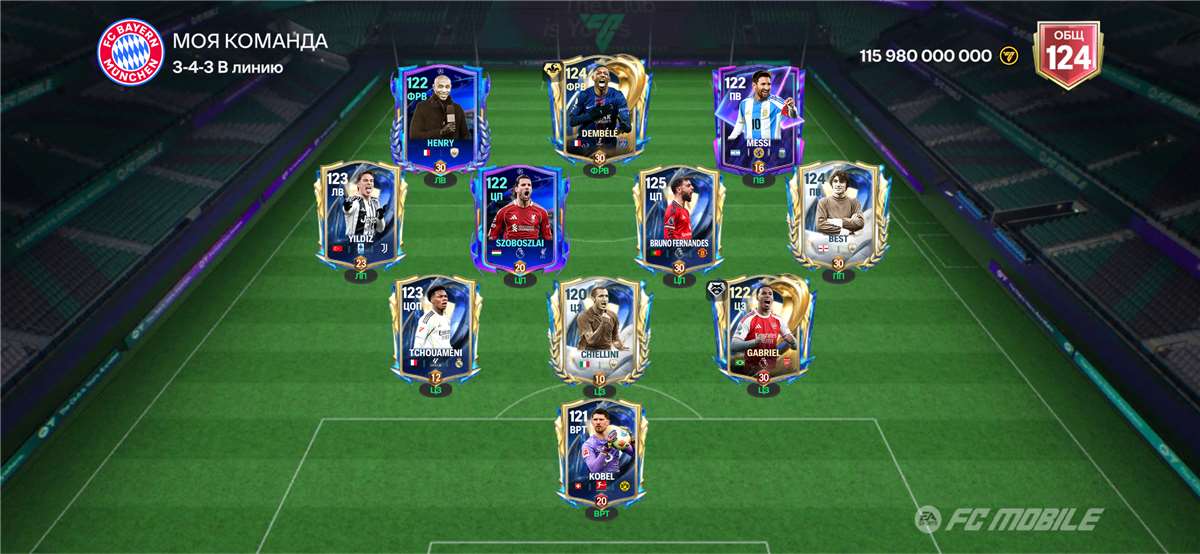 продажа аккаунта к игре FIFA Mobile