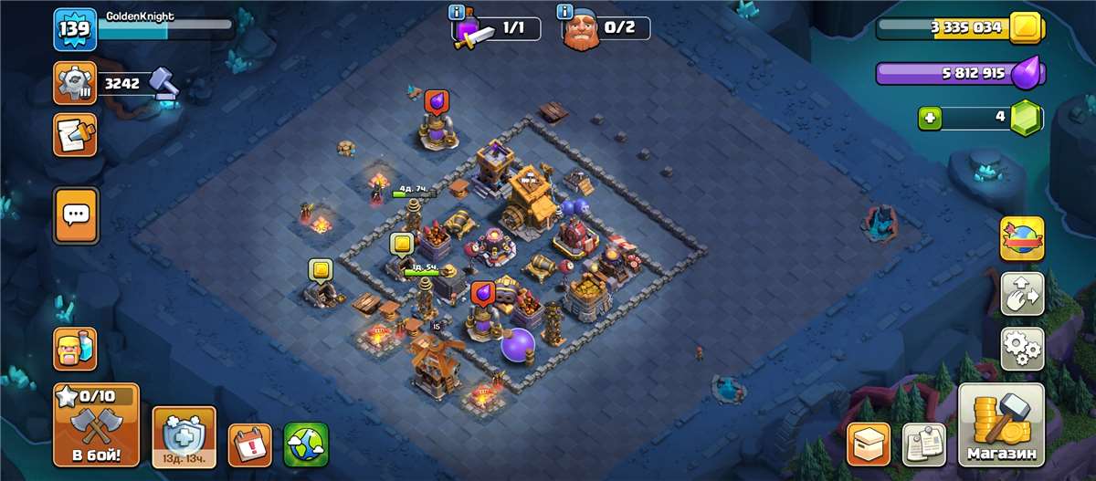 продажа аккаунта к игре Clash of Clans