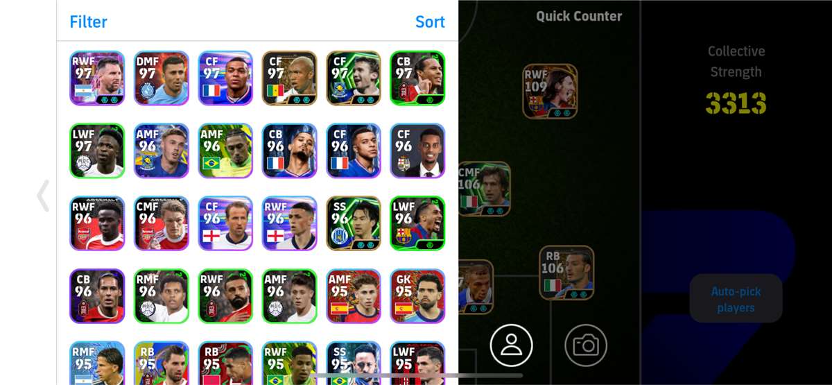продажа аккаунта к игре Efootball 2025 Mobile