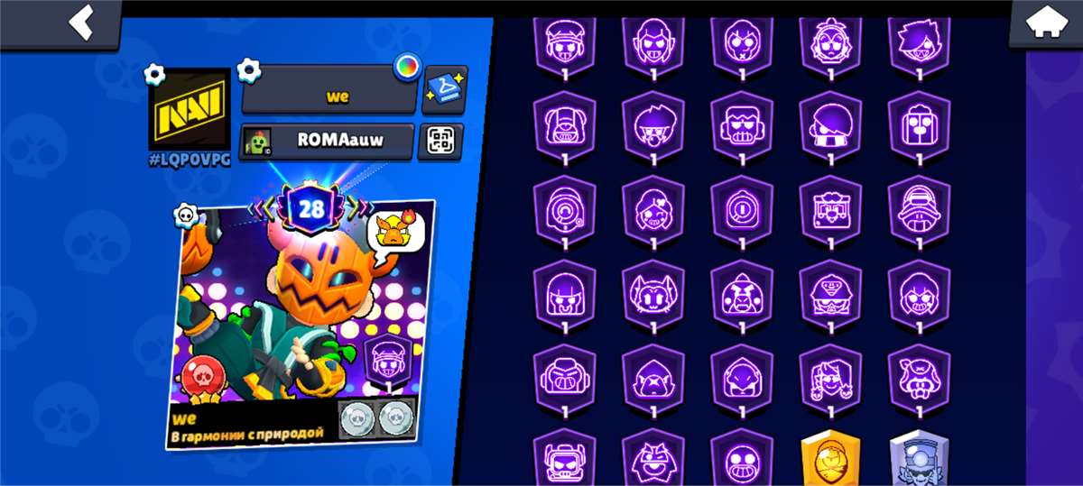продажа аккаунта к игре Brawl Stars