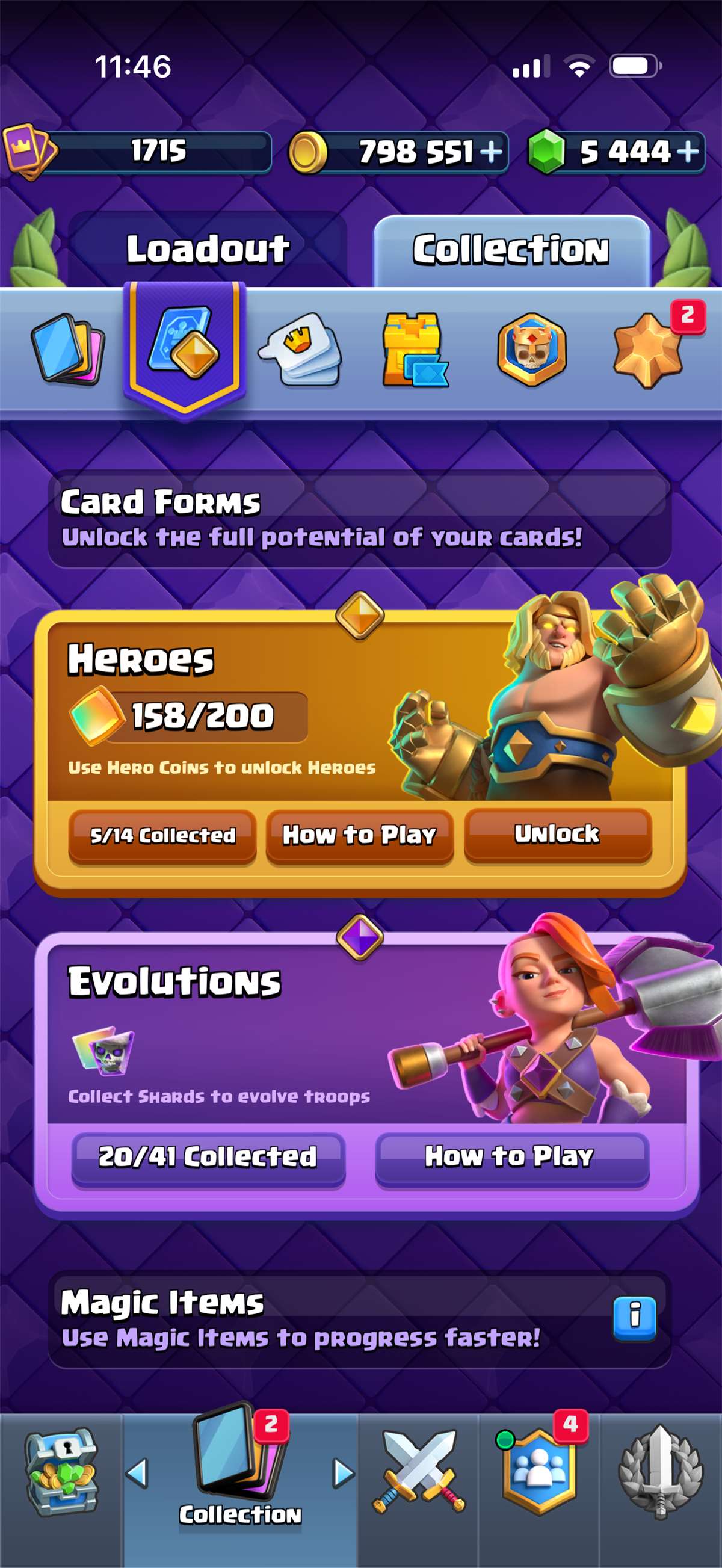 продажа аккаунта к игре Clash Royale