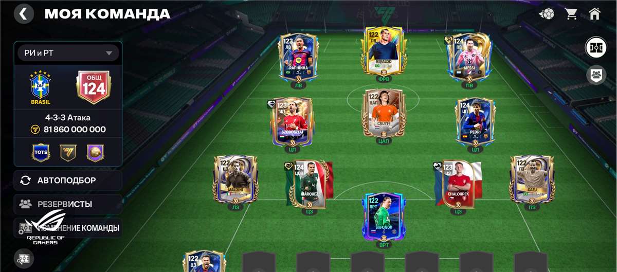 продажа аккаунта к игре EA Sports FC Mobile