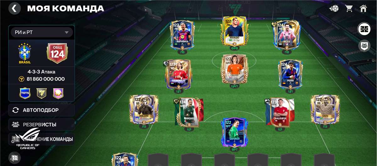 продажа аккаунта к игре EA Sports FC Mobile