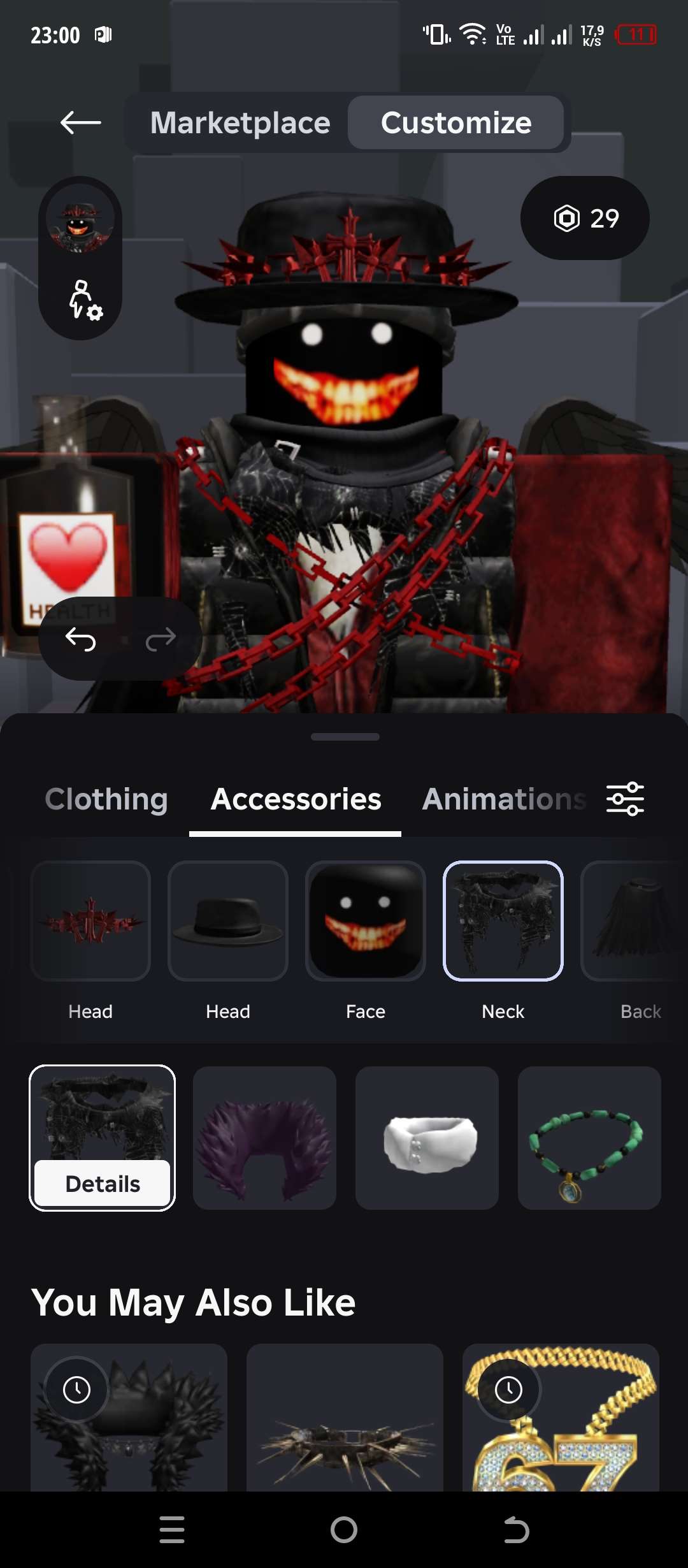 продажа аккаунта к игре Roblox