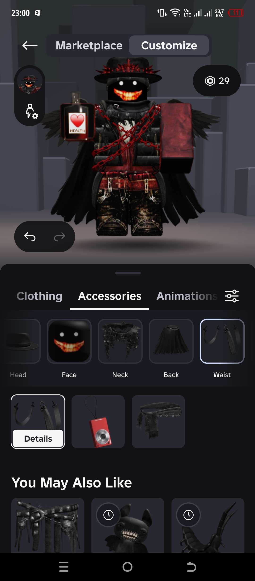 продажа аккаунта к игре Roblox