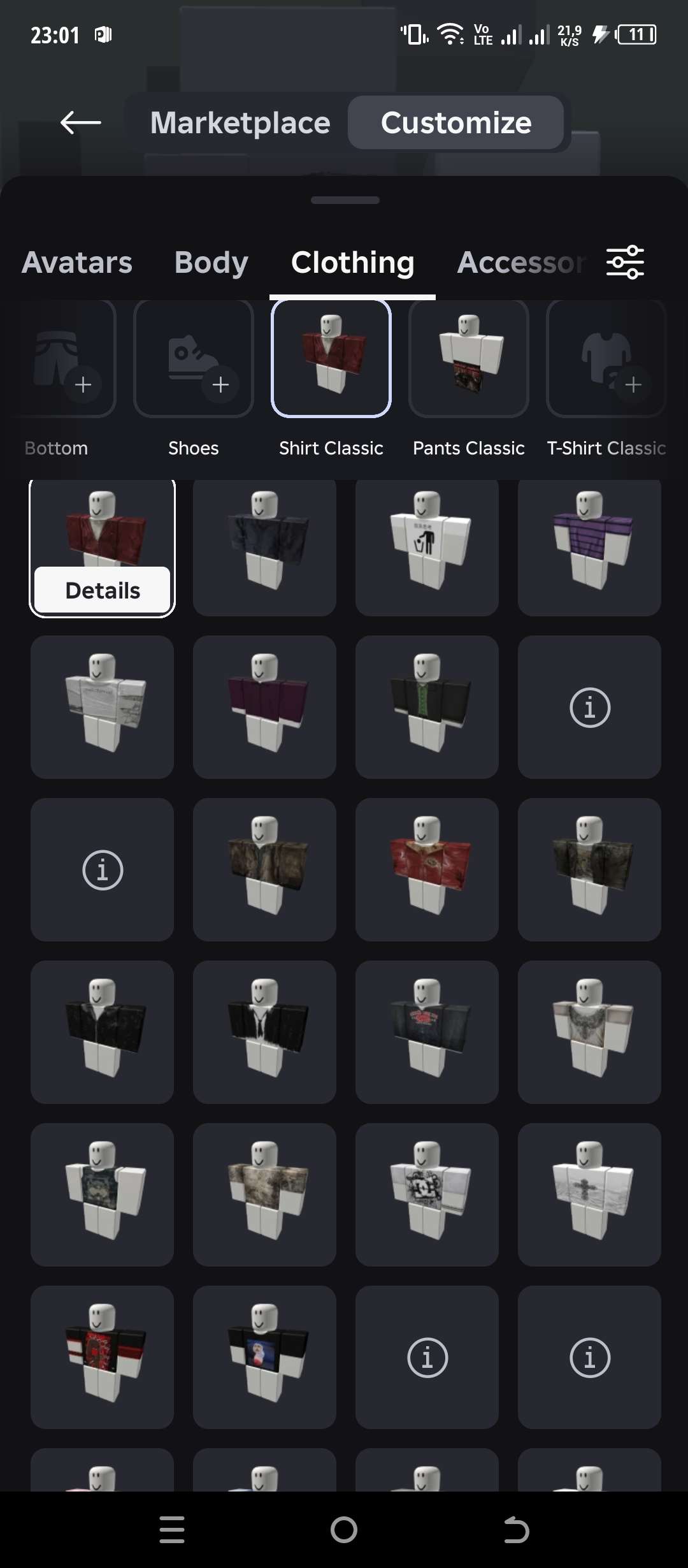 продажа аккаунта к игре Roblox