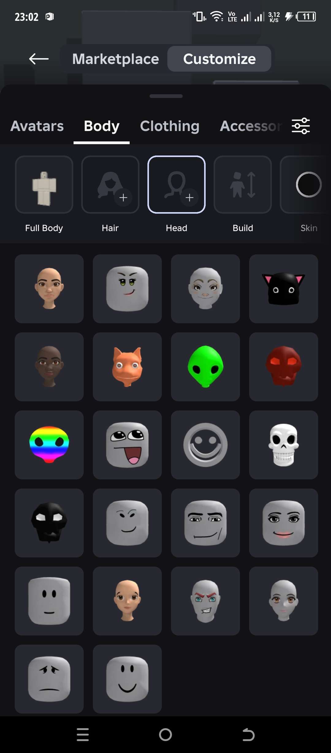 продажа аккаунта к игре Roblox