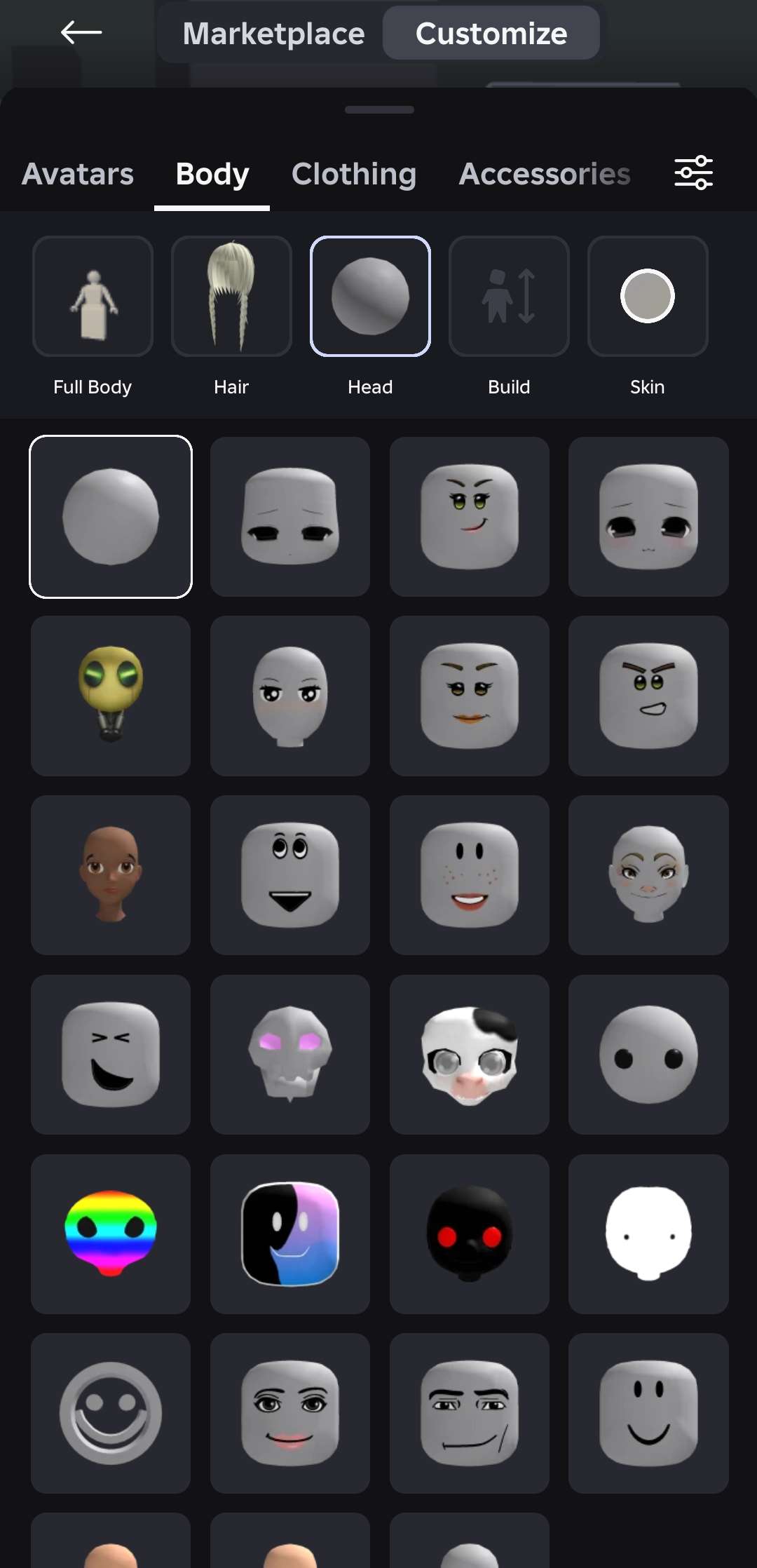 продажа аккаунта к игре Roblox