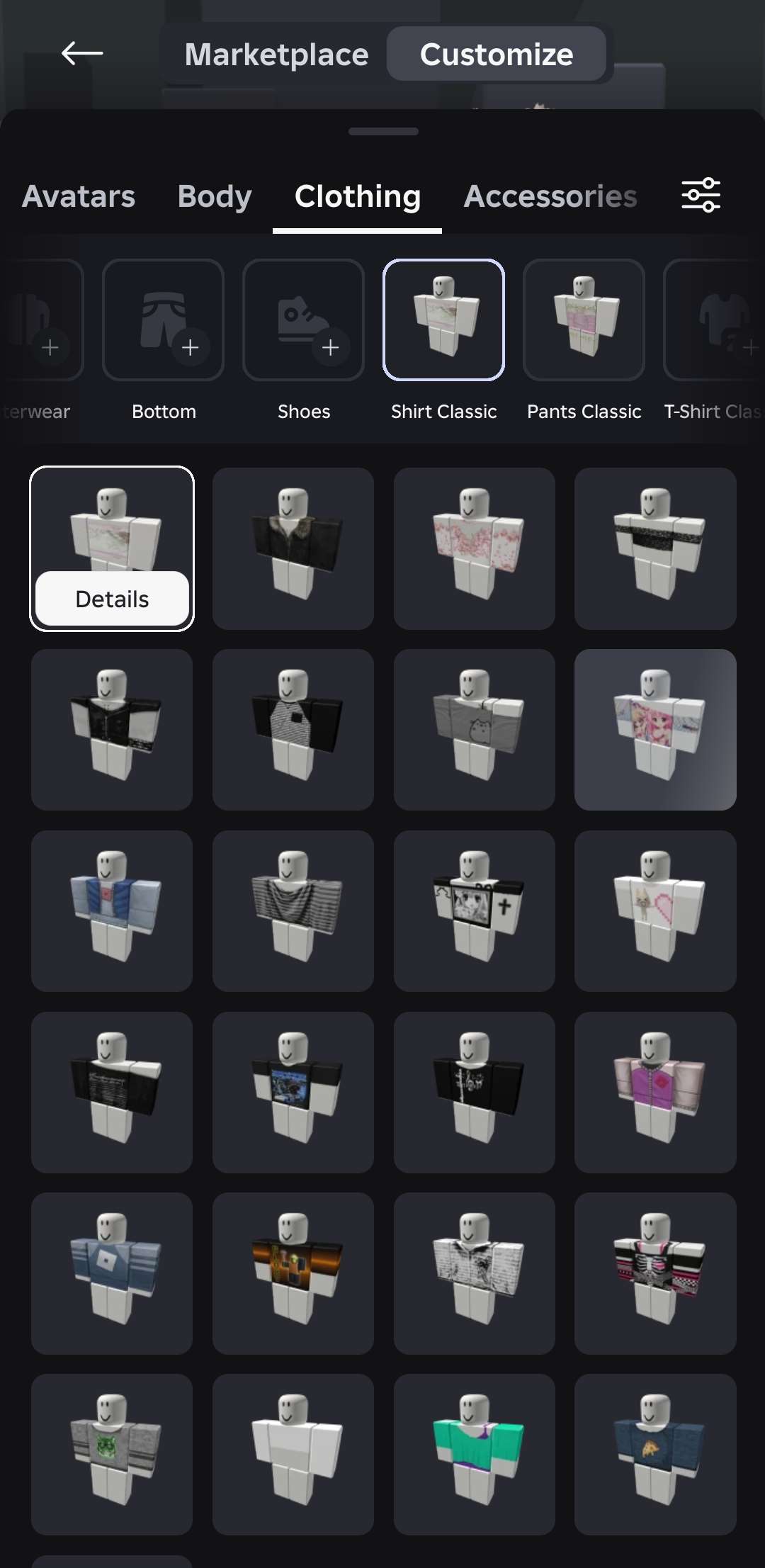 продажа аккаунта к игре Roblox