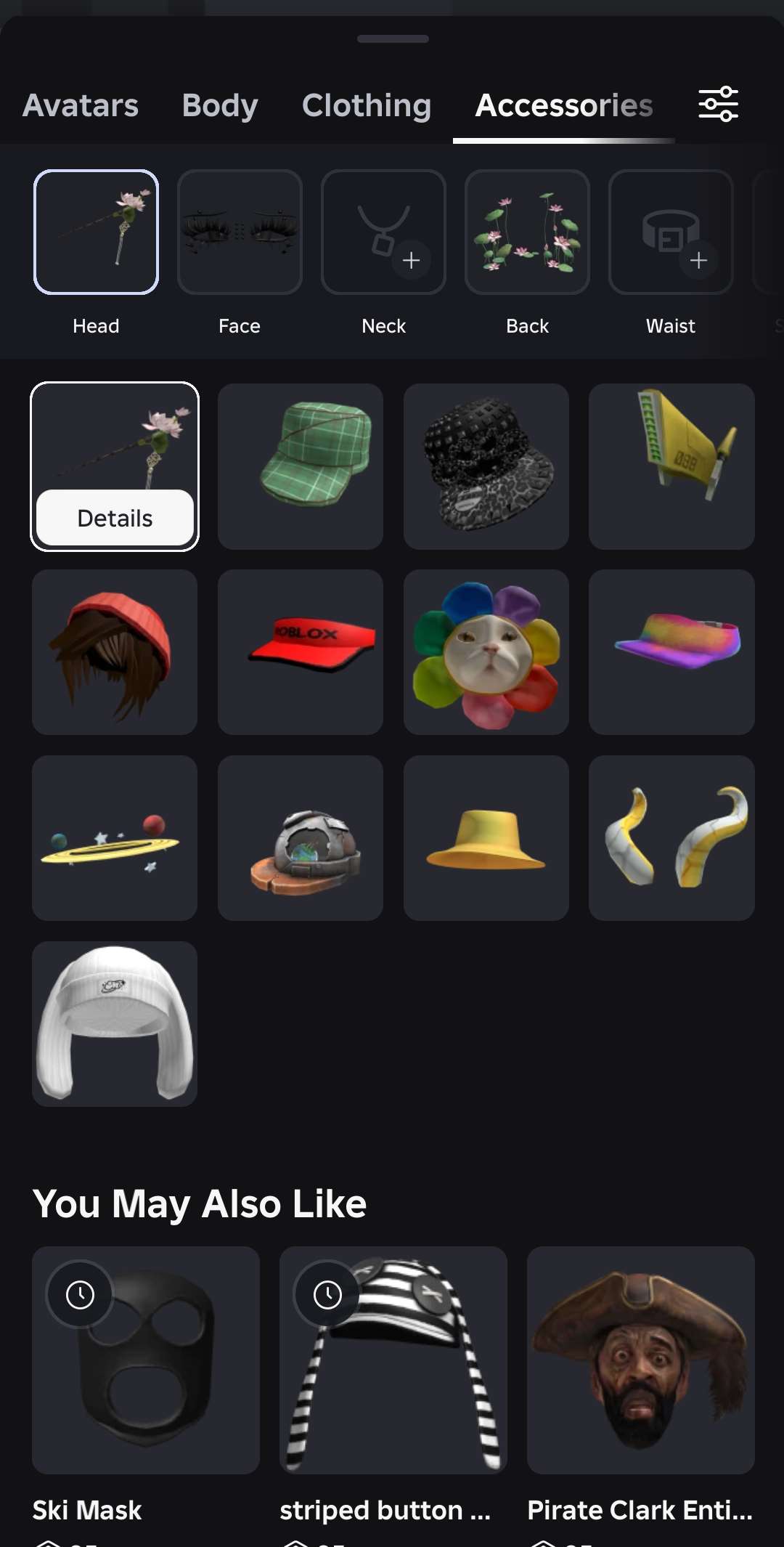 продажа аккаунта к игре Roblox