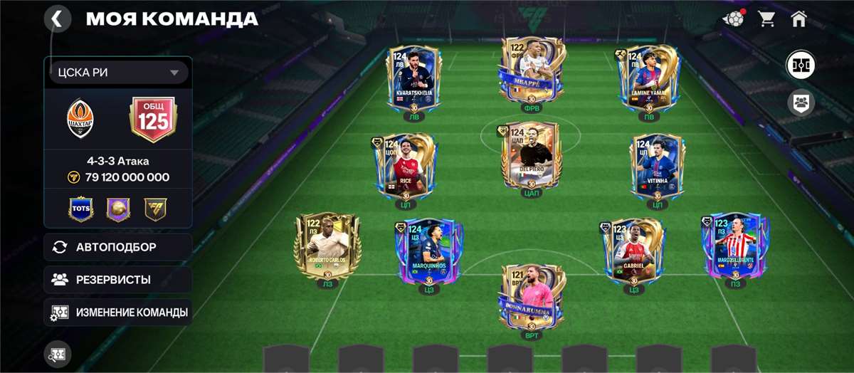 продажа аккаунта к игре FIFA Mobile