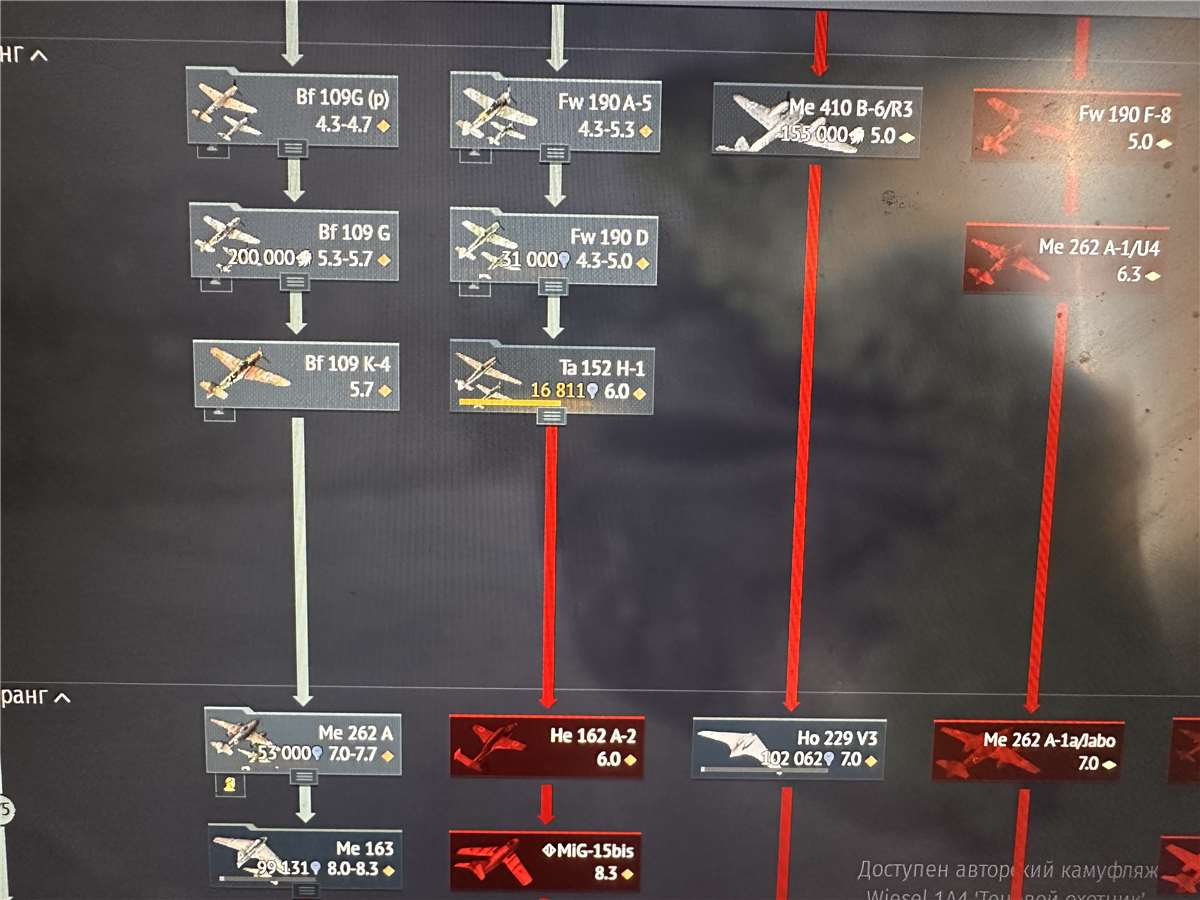 продажа аккаунта к игре War Thunder