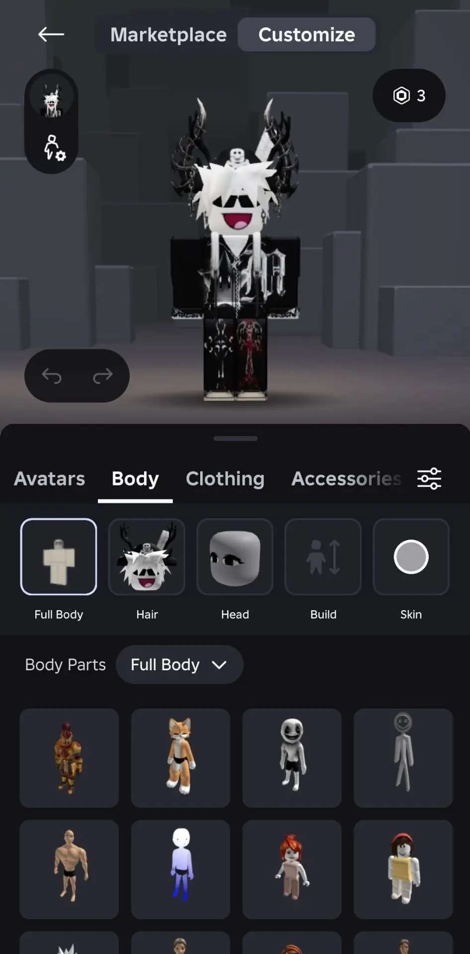 продажа аккаунта к игре Roblox