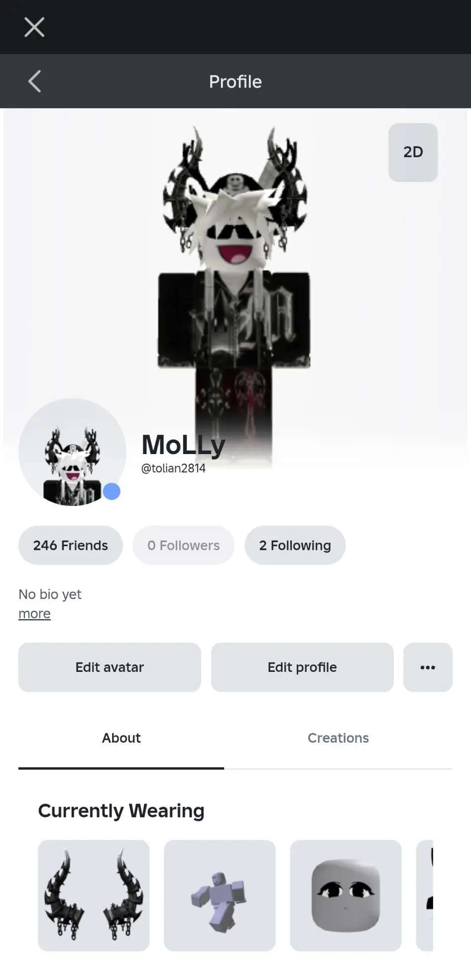 продажа аккаунта к игре Roblox