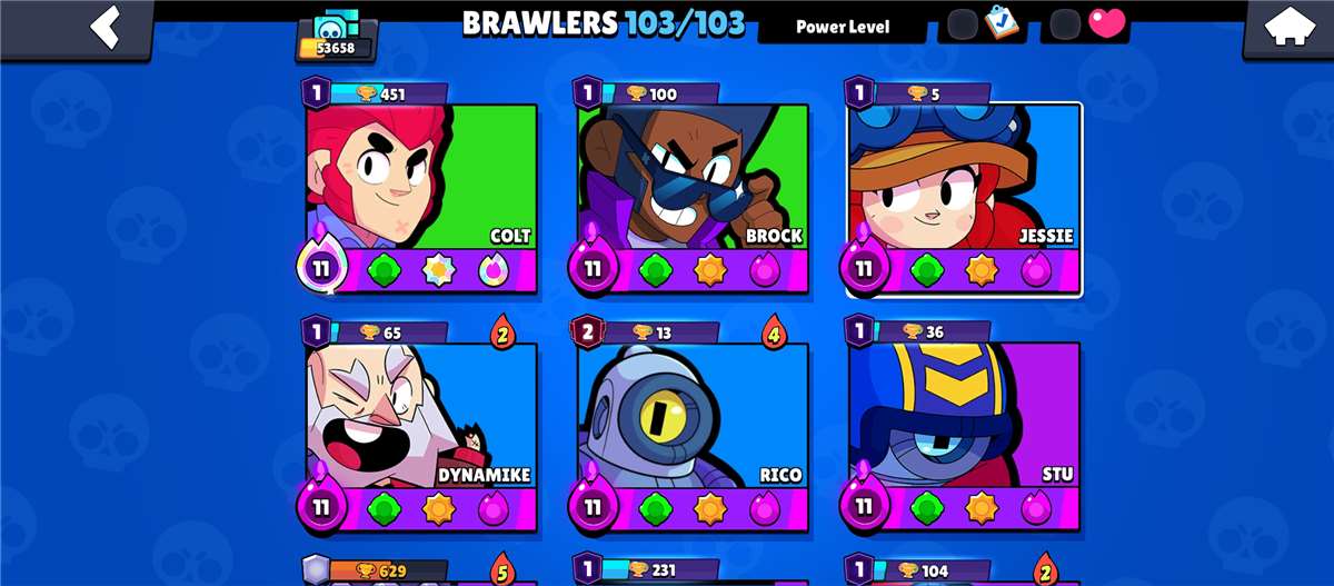 продажа аккаунта к игре Brawl Stars