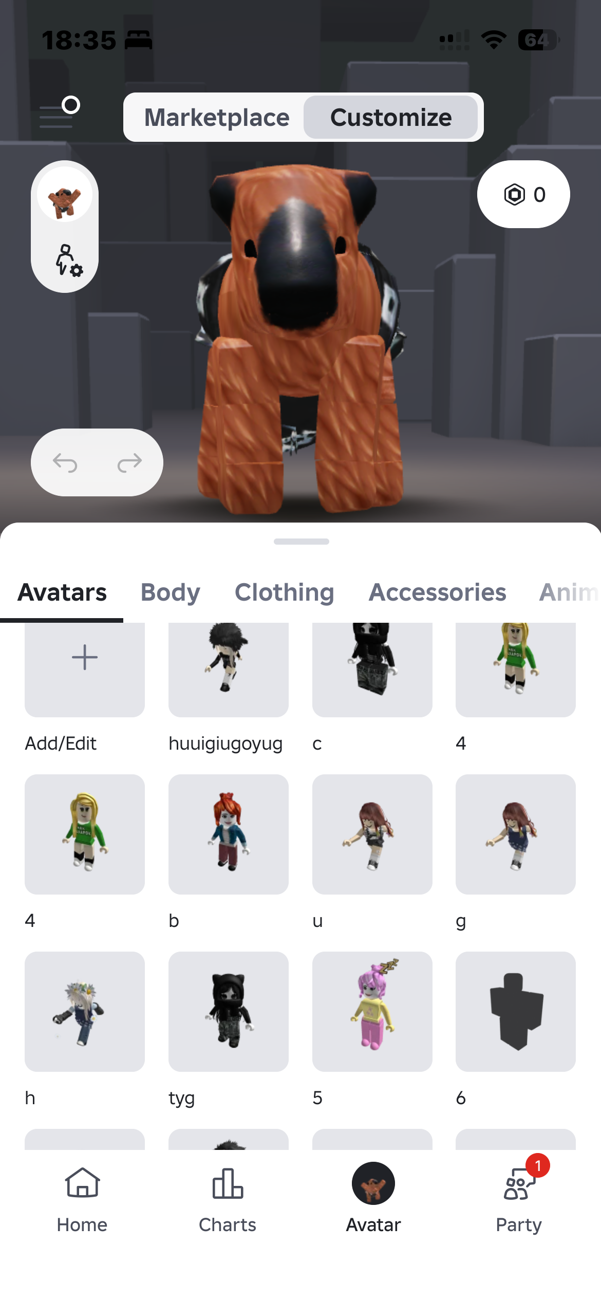 продажа аккаунта к игре Roblox