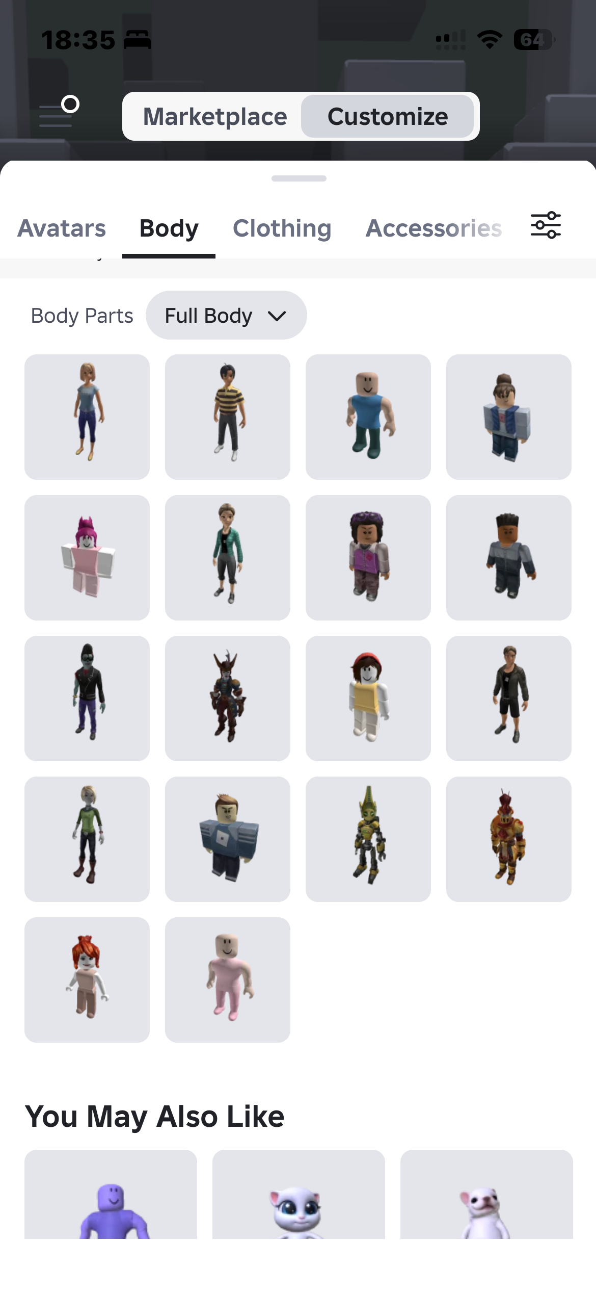продажа аккаунта к игре Roblox
