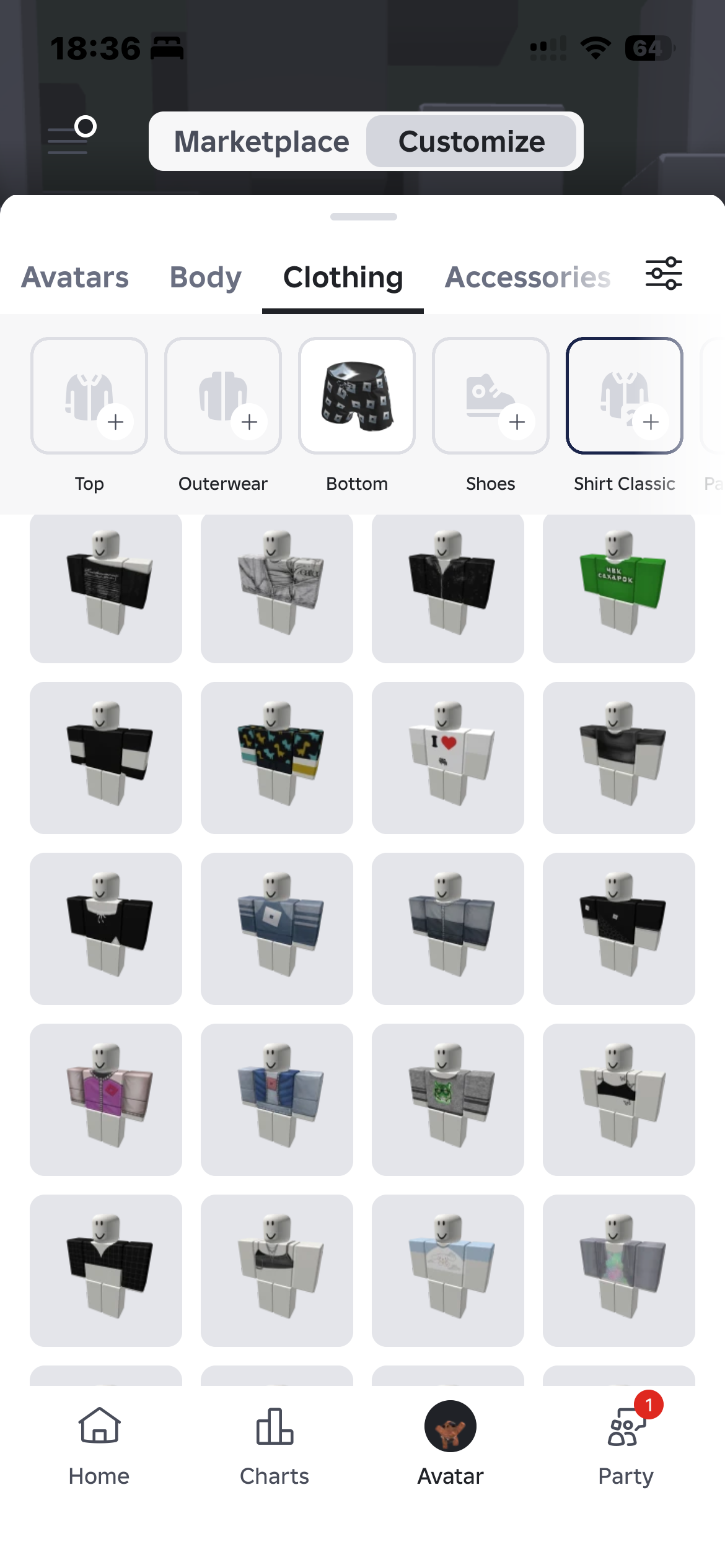продажа аккаунта к игре Roblox