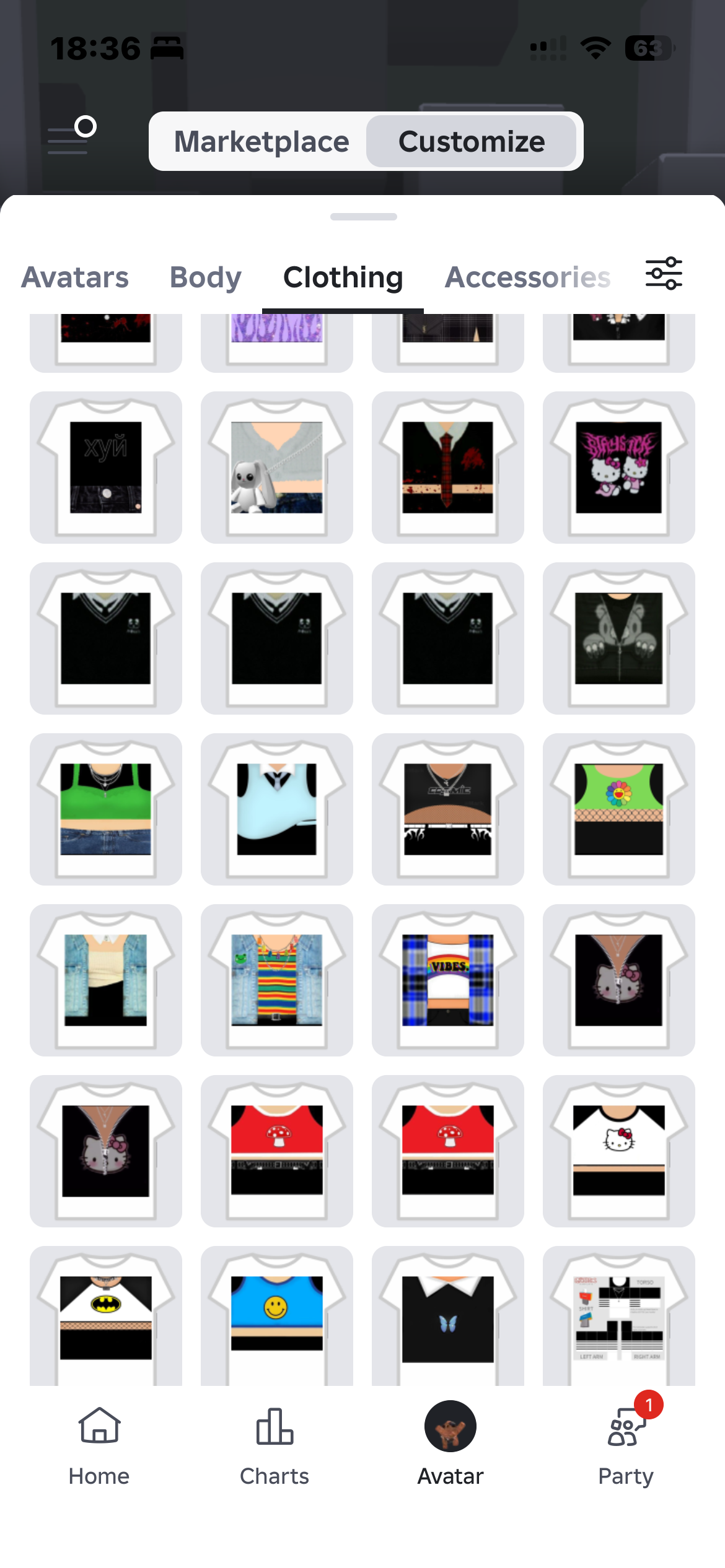 продажа аккаунта к игре Roblox