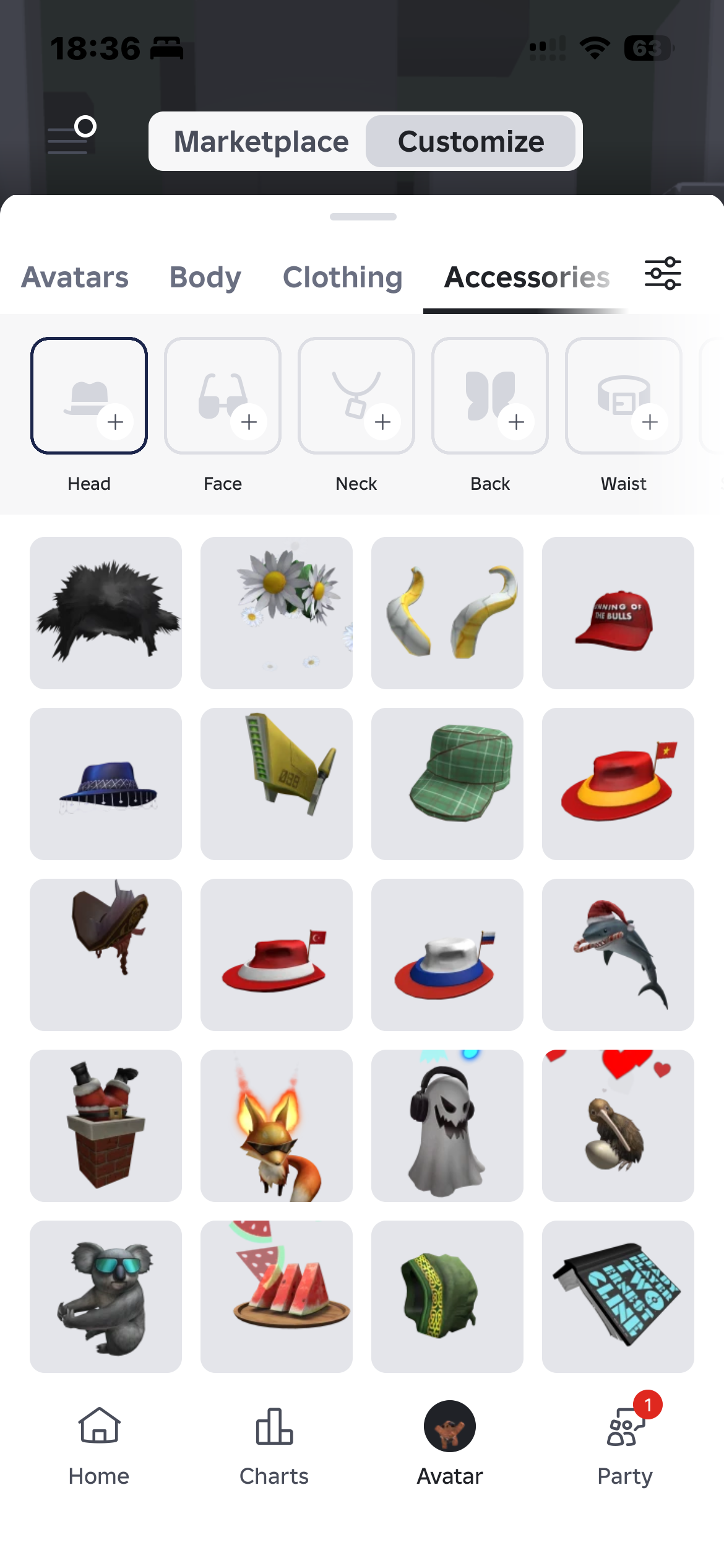 продажа аккаунта к игре Roblox