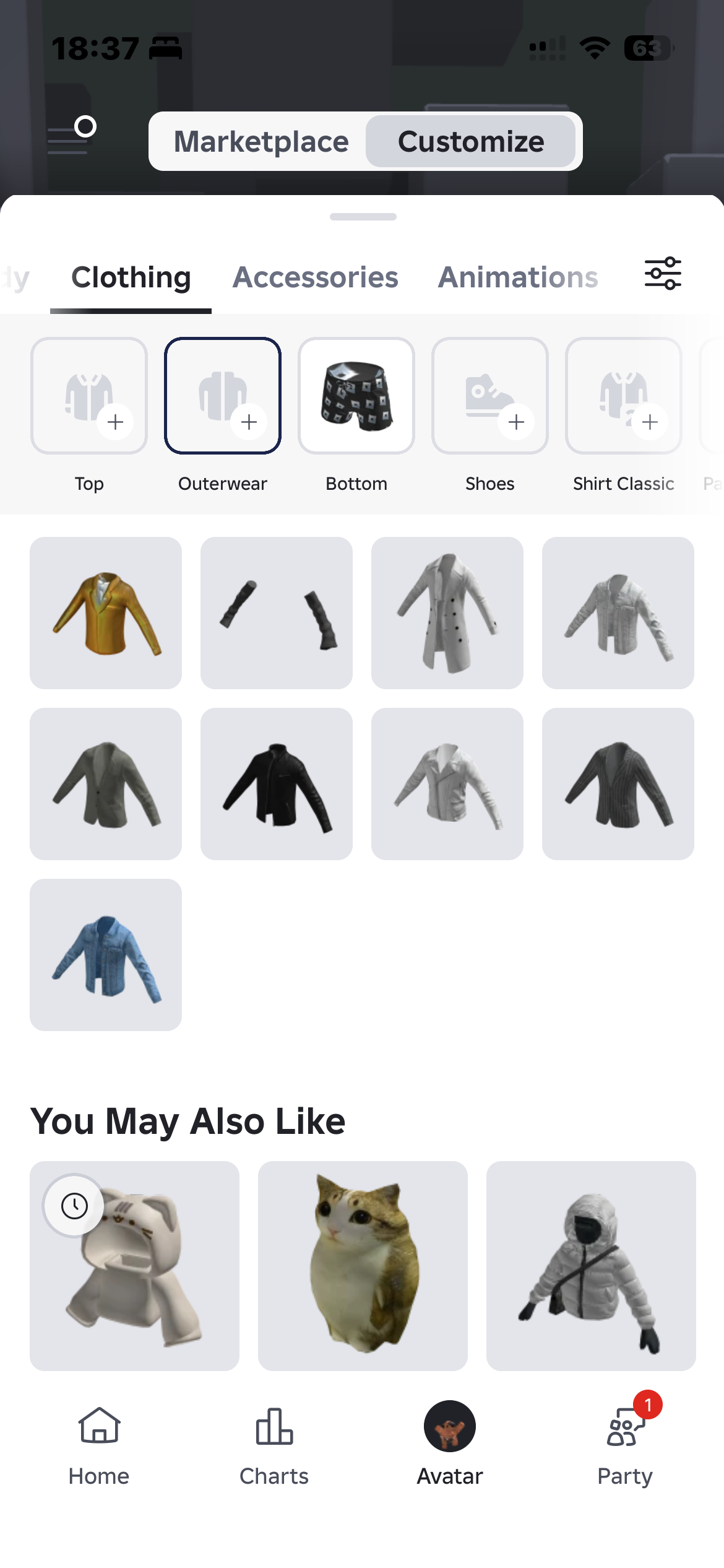 продажа аккаунта к игре Roblox