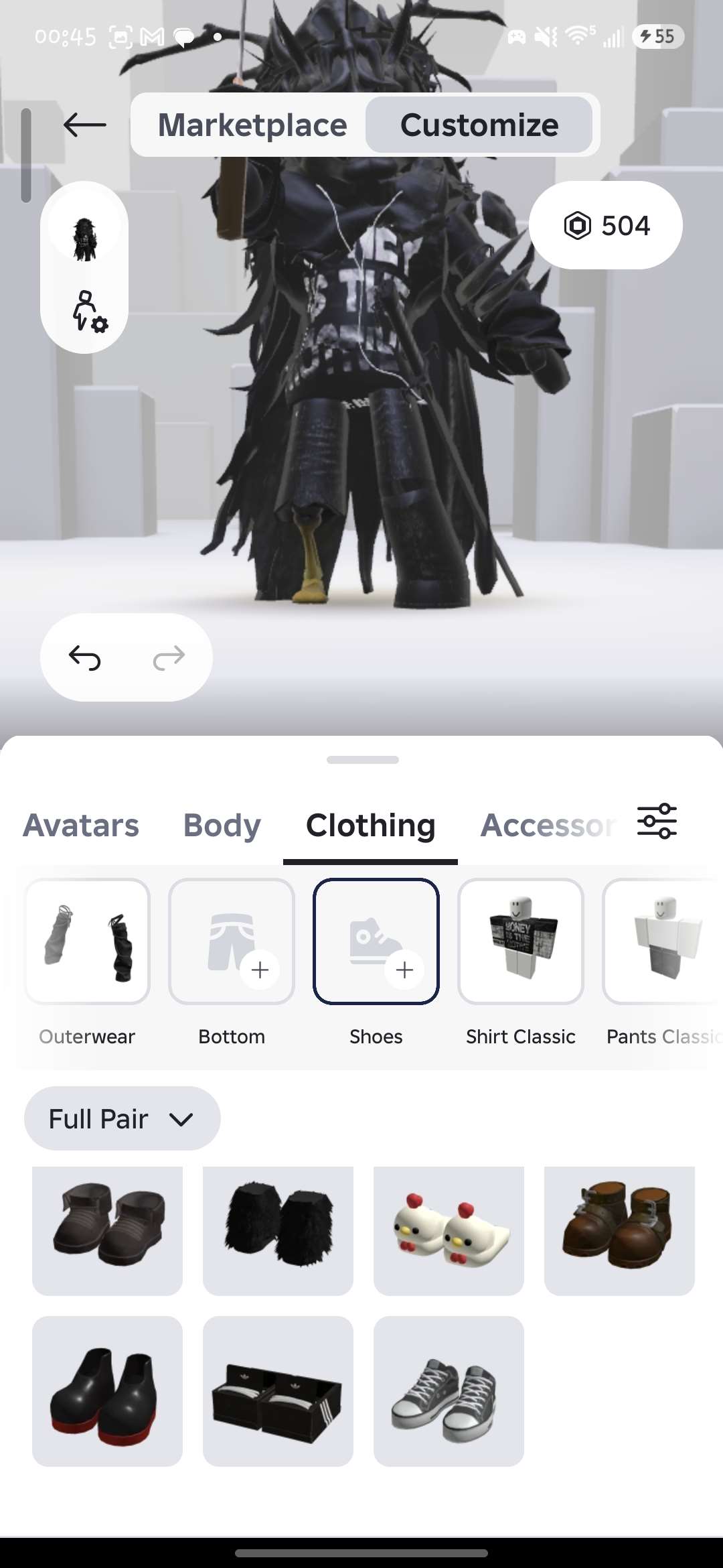 продажа аккаунта к игре Roblox