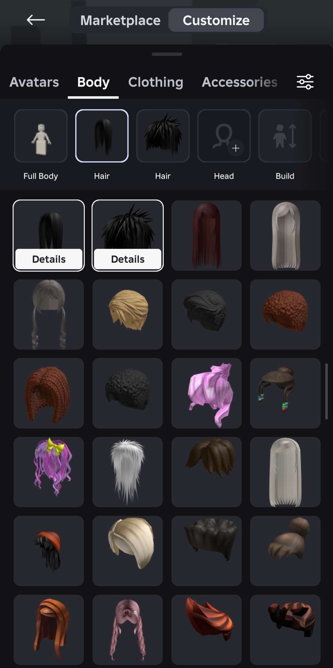 продажа аккаунта к игре Roblox