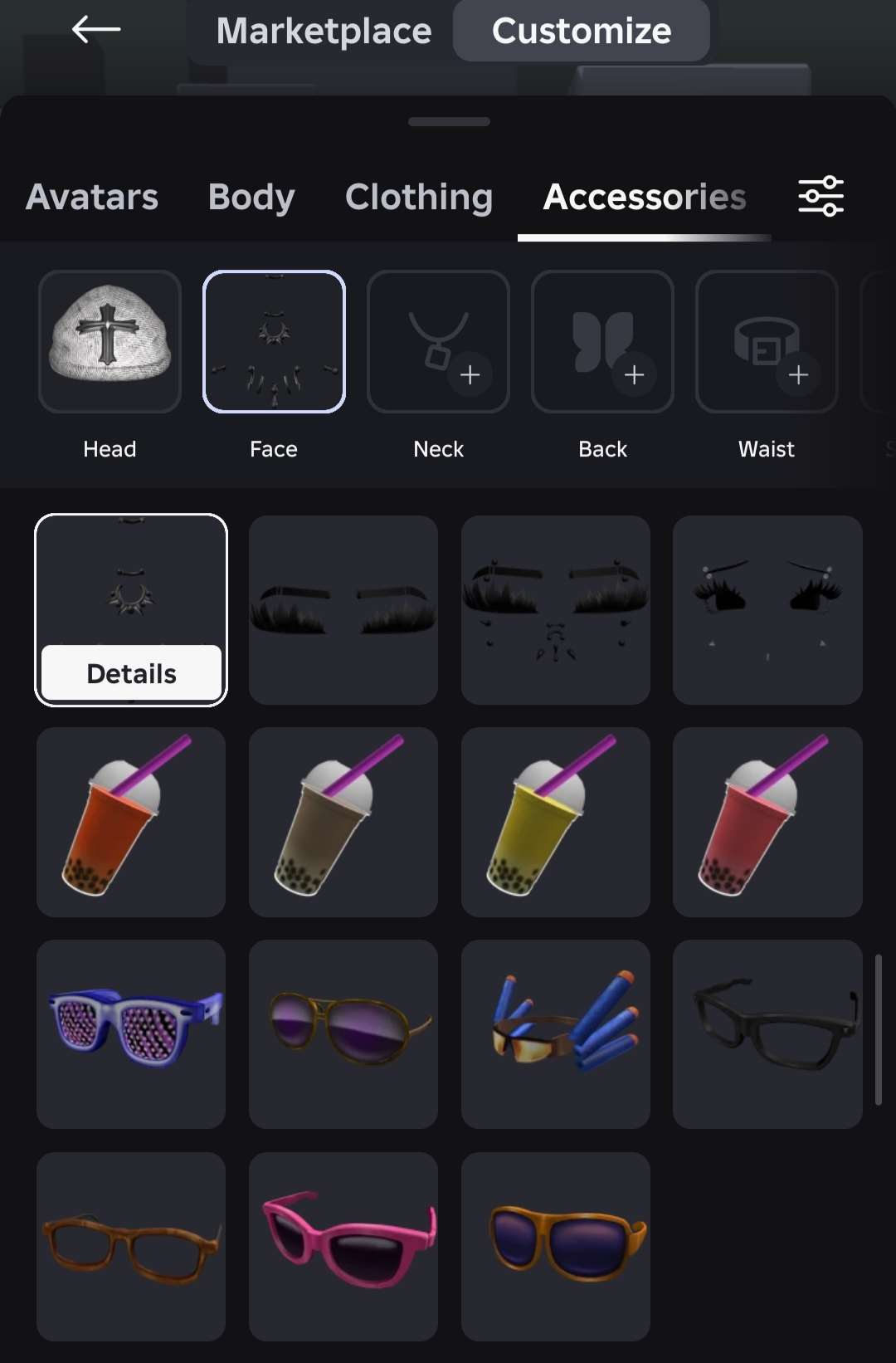 продажа аккаунта к игре Roblox