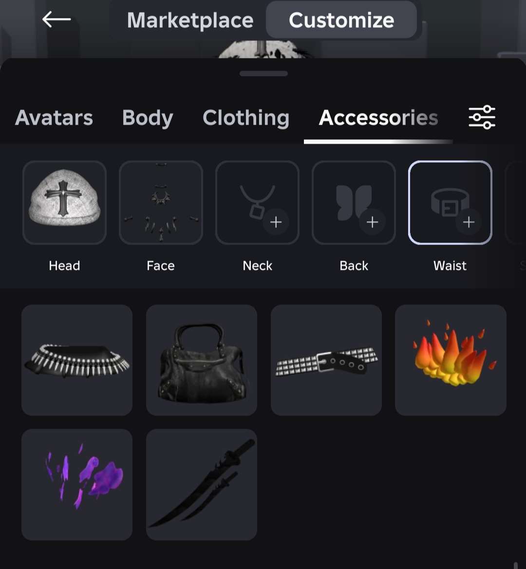 продажа аккаунта к игре Roblox