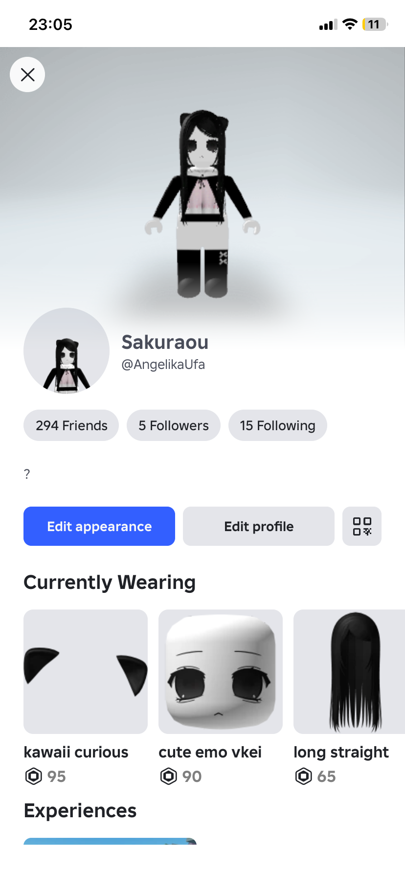 продажа аккаунта к игре Roblox