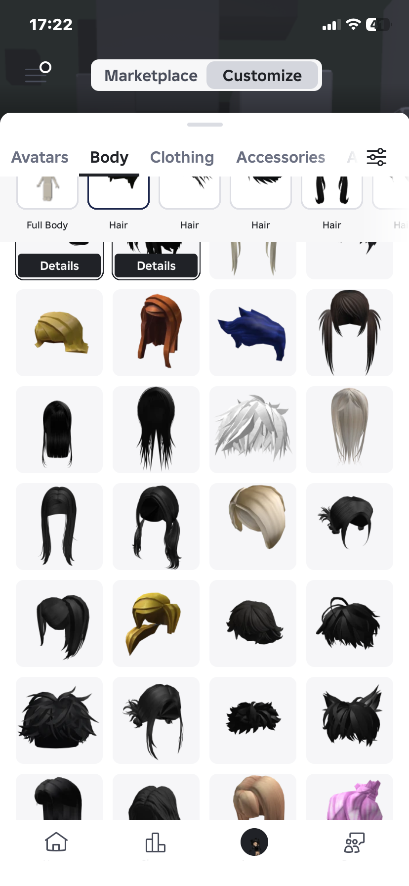 продажа аккаунта к игре Roblox